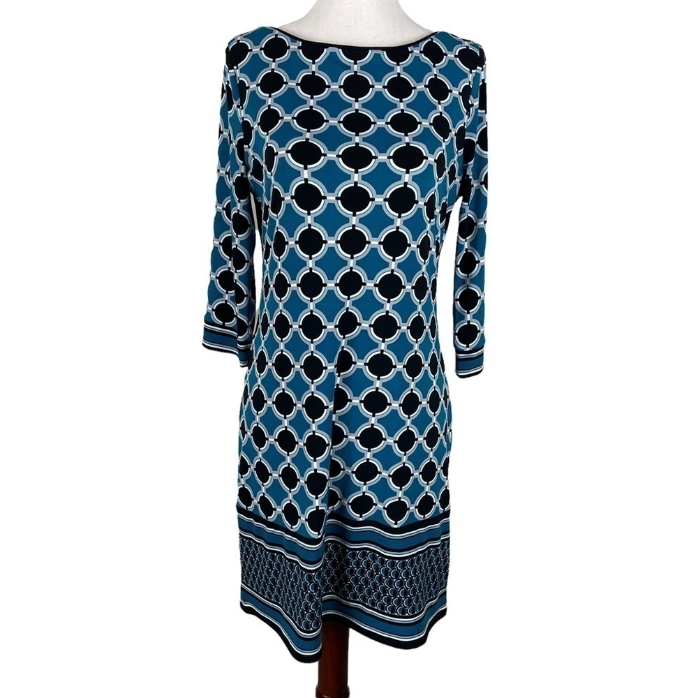 White House Black Market Geo Pattern Dress